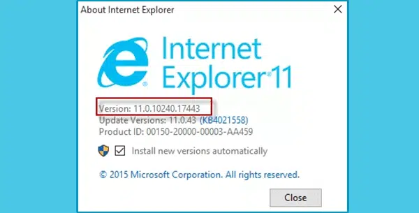 Comment connaître la version de votre navigateur Internet Explorer ?