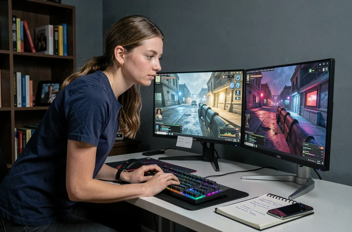 Comparaison entre un écran OLED et un écran IPS pour console PS5 et Xbox Series, test par une joueuse