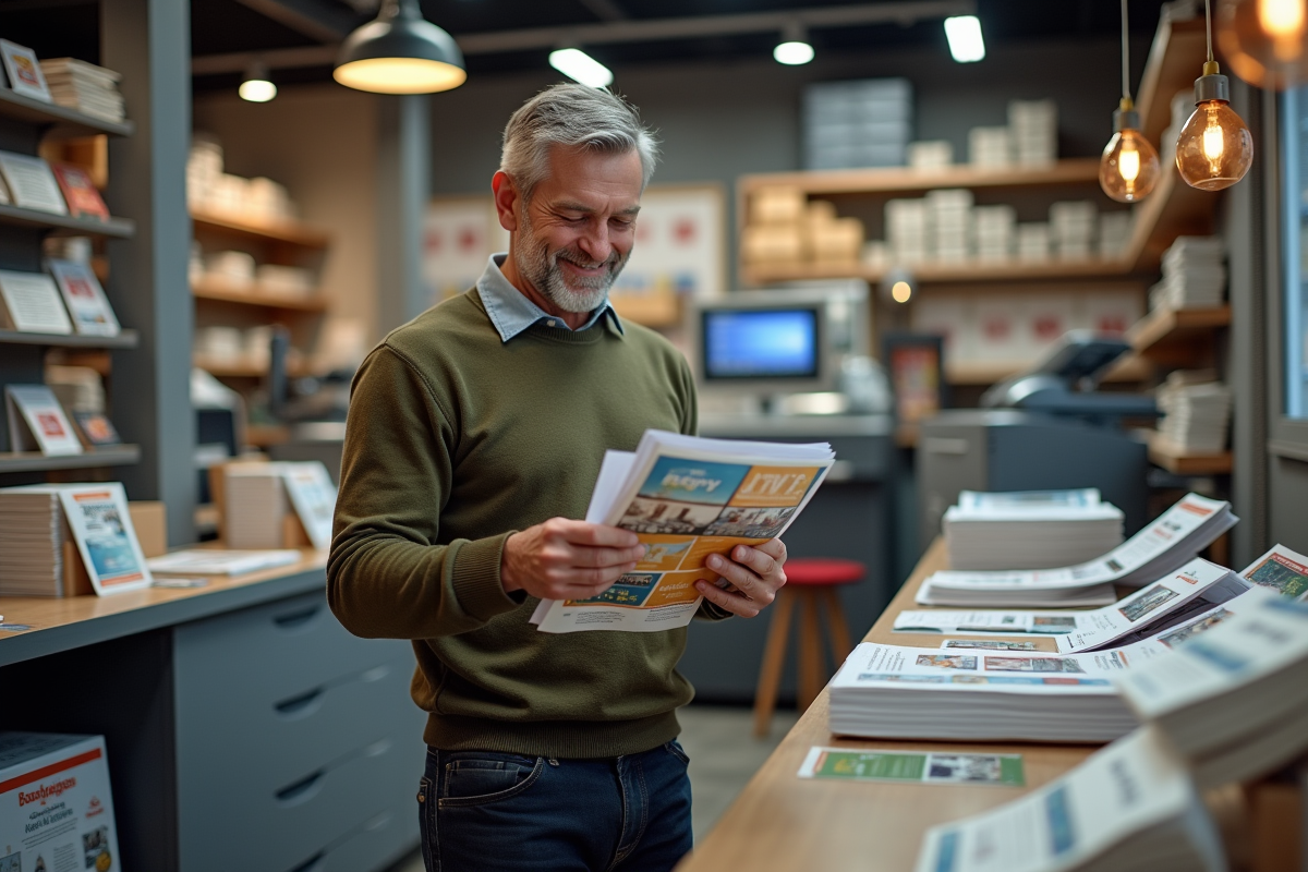 Homme dans atelier d